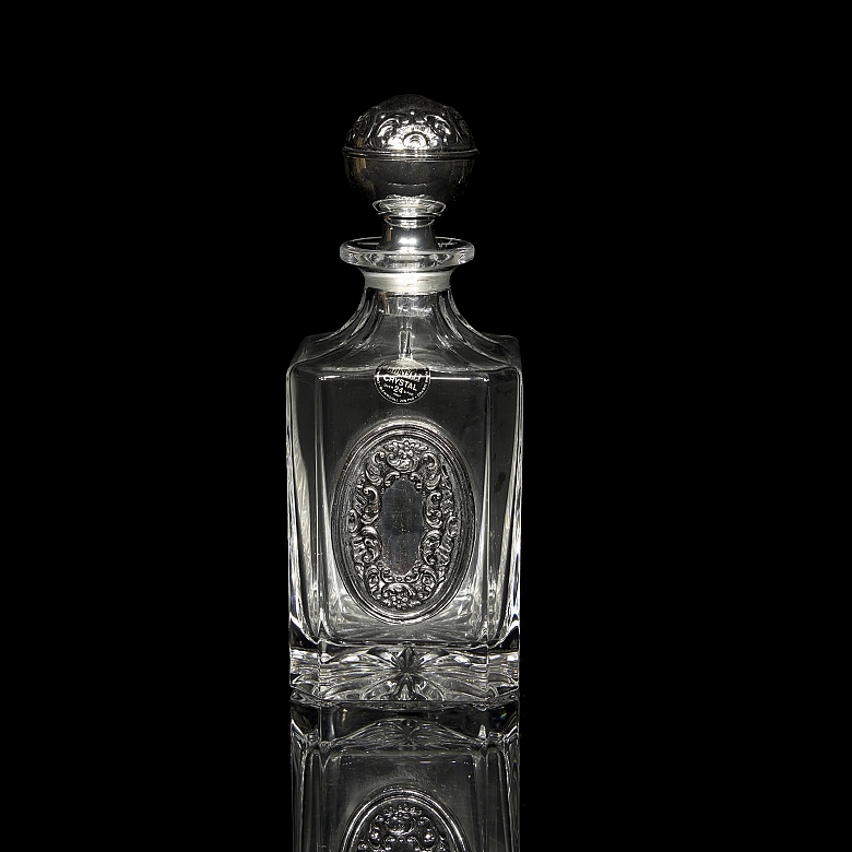 Licorera de cristal Chinelli, s.XX