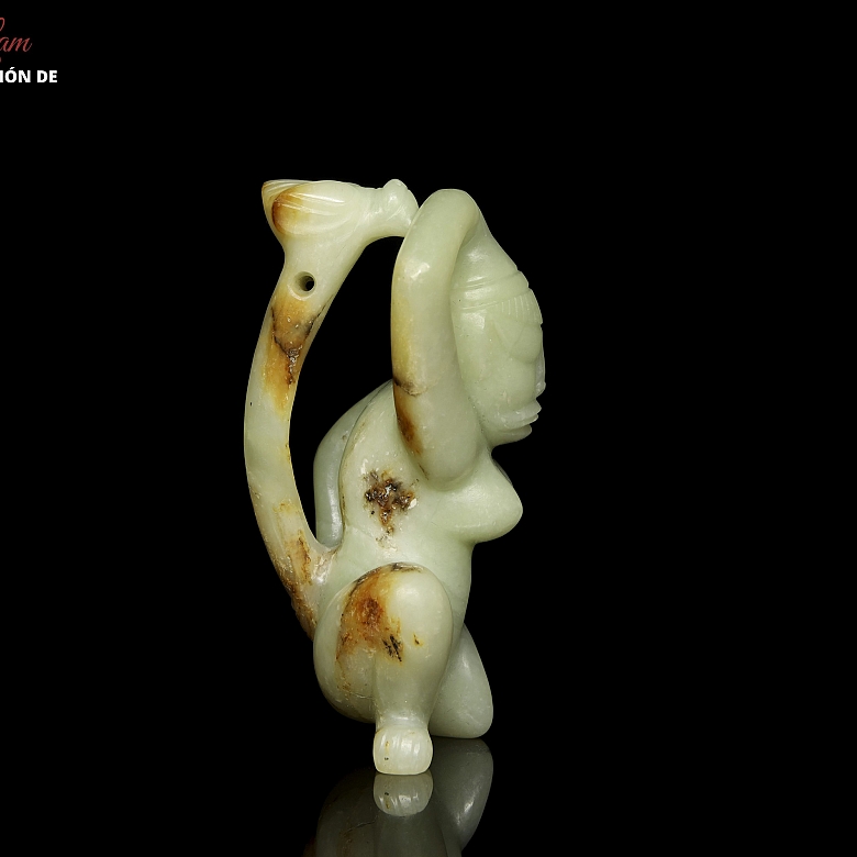 Figura de jade tallado