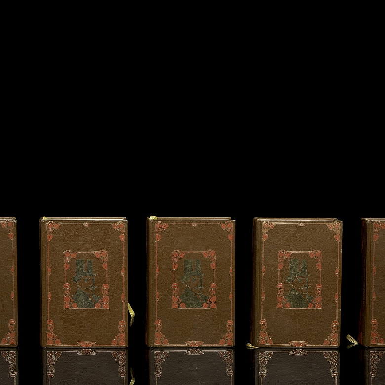 Colección de cinco volúmenes de Arsène Lupin, Maurice Leblanc