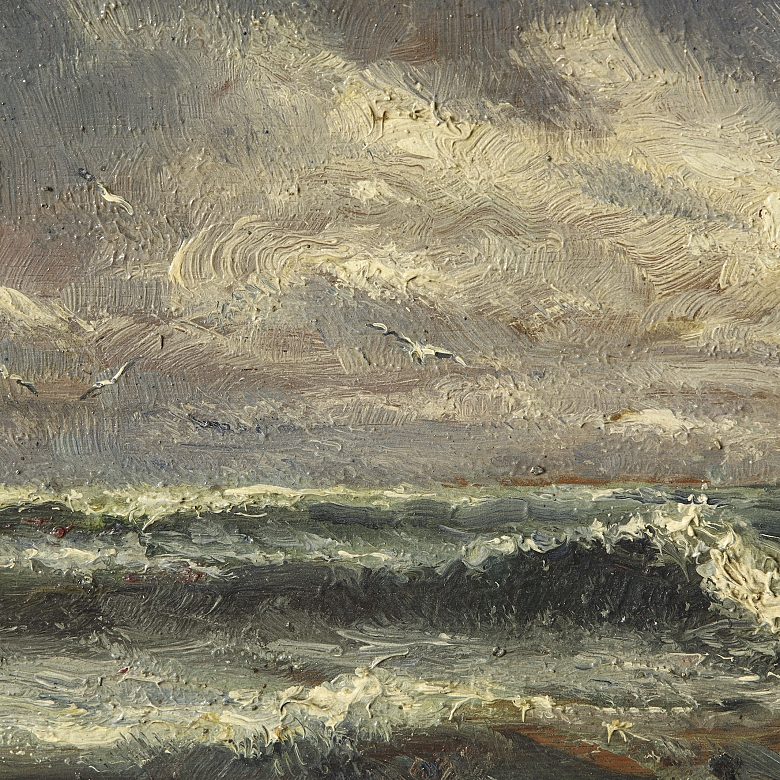 19th century Spanish school ‘Sea’