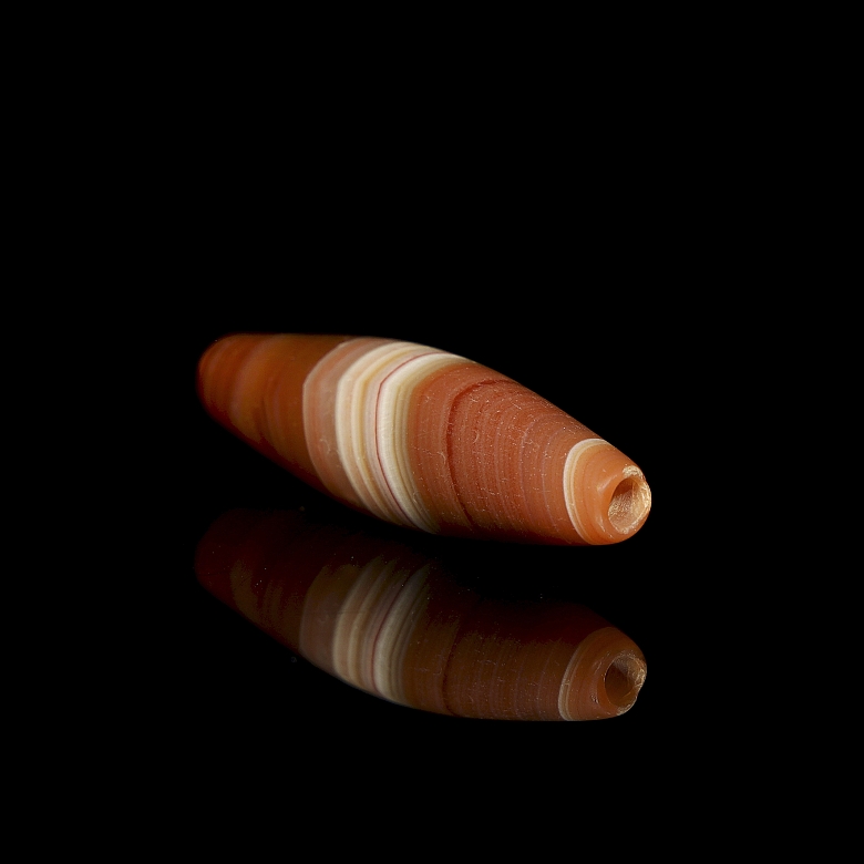 Cuenta Dizi de ágata roja, dinastía Liao