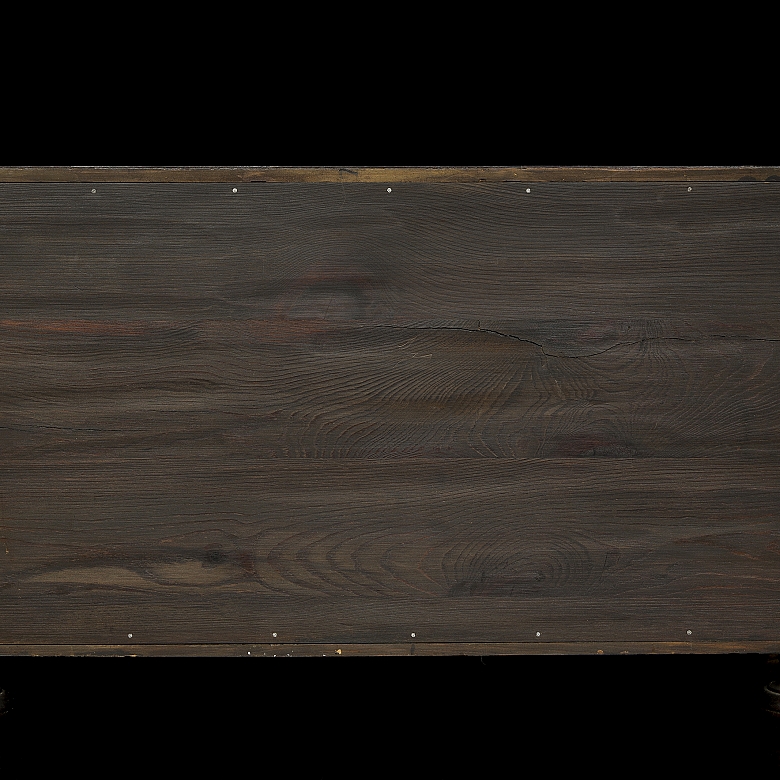 Bargueño de madera de fabricación valenciana, s.XX