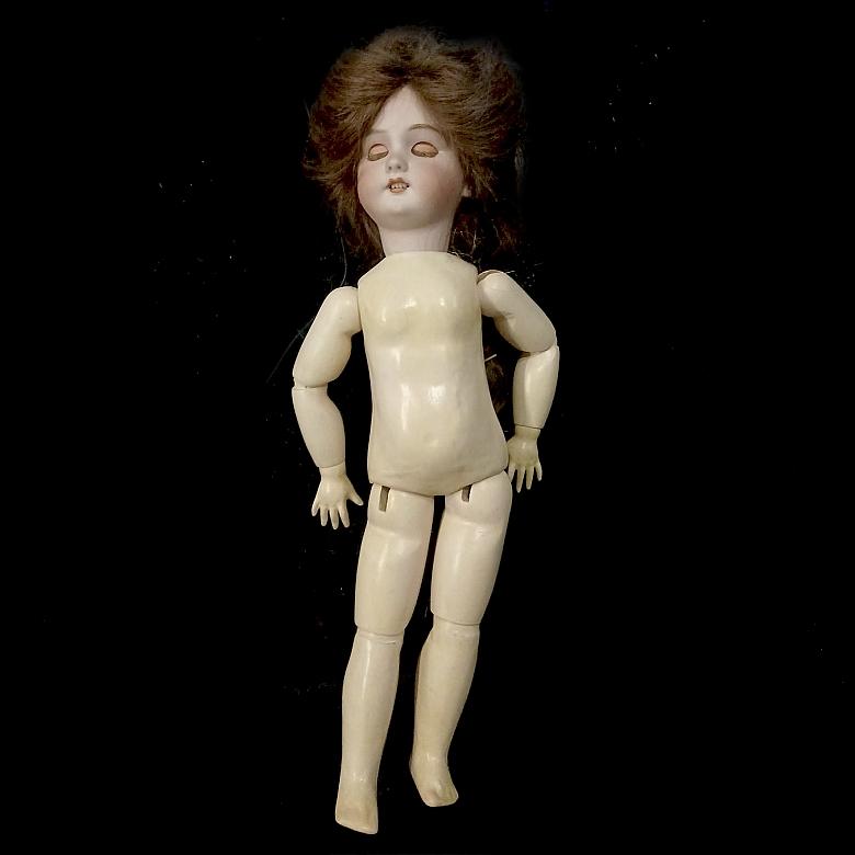Muñeca de porcelana, Europa, ca. 1895-1915