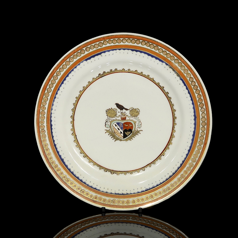Plato de porcelana 