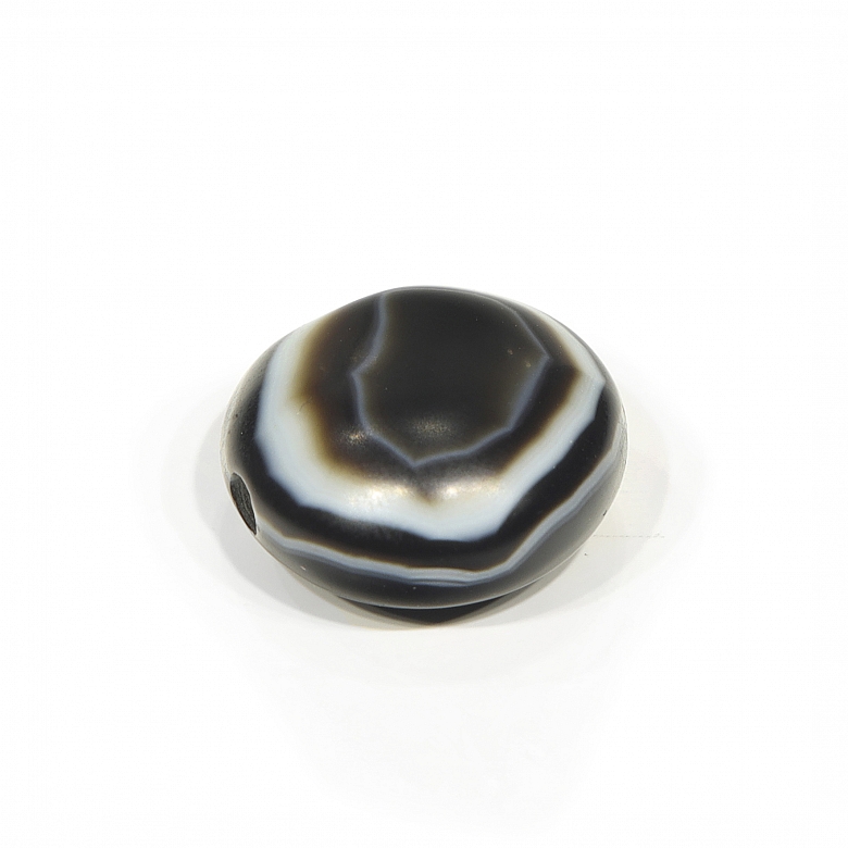 Agate Dzi Bead ‘Banzhu’, Liao Dynasty - 4
