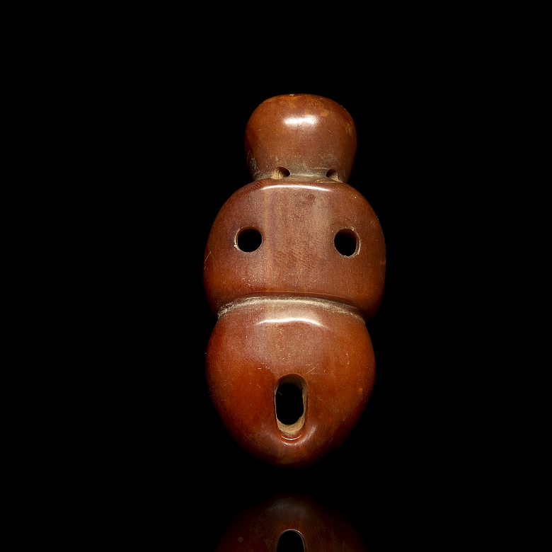 Carved jade figure ‘Monkey Man’, Liangzhu culture