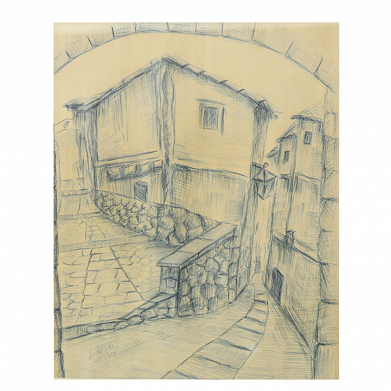 Luis Arcas Brauner (1934–1989) “Albarracin,” 1959