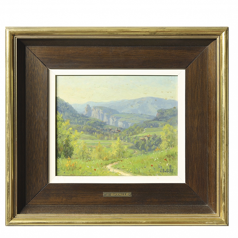 J. Batllé ‘Field with flowers’, 20th century - 12
