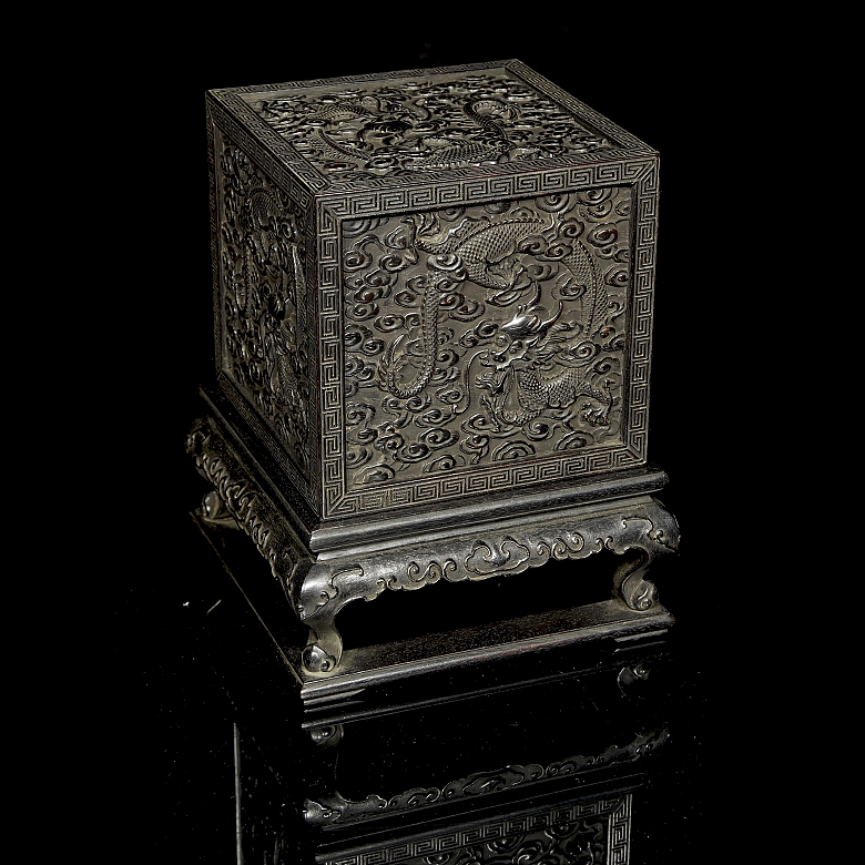 Caja para sello de madera de Zitang