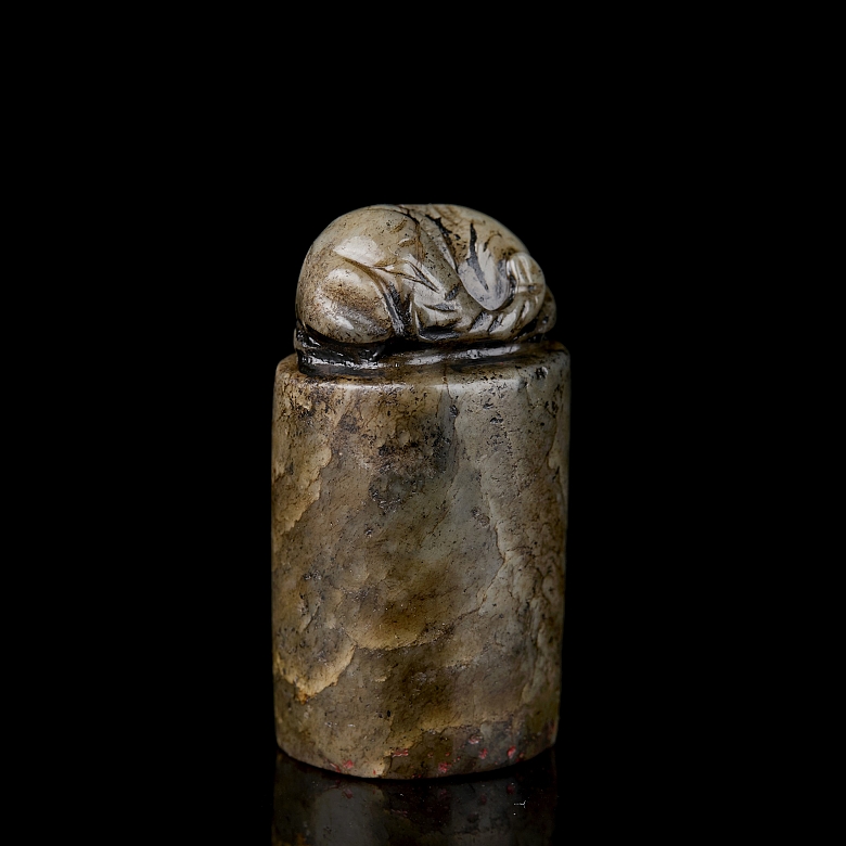 Carved jade seal ‘Elephant’, Ming dynasty