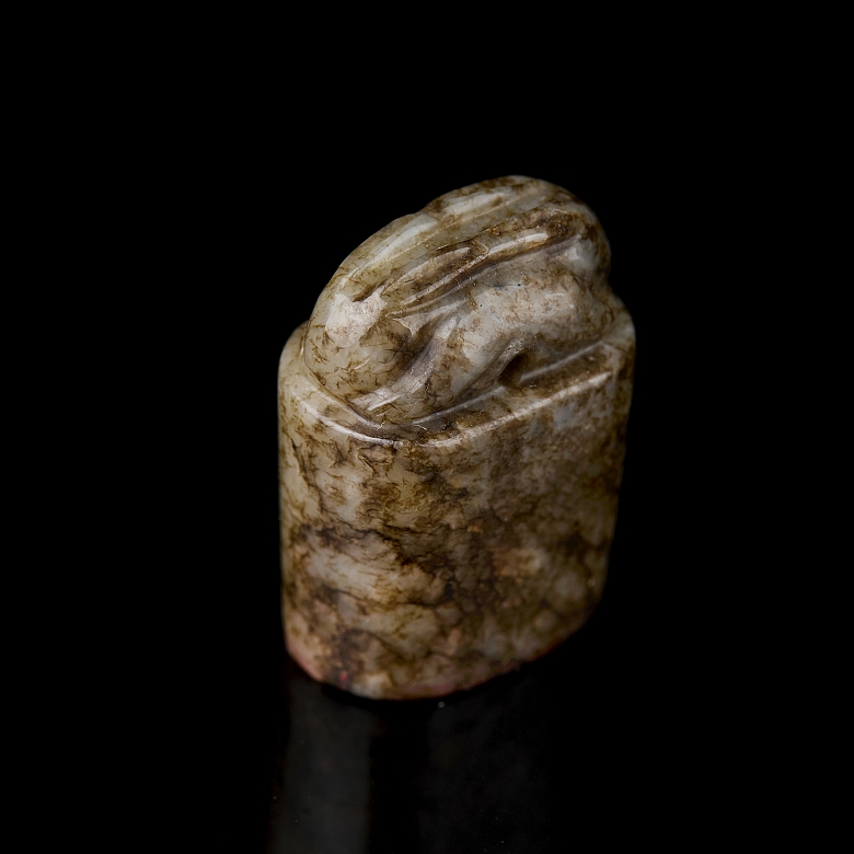 Carved jade seal ‘Rabbit’, Ming dynasty