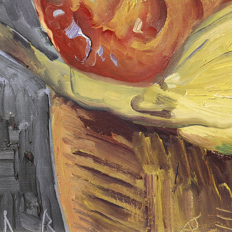 Juan José Barberá (1954) ‘Still Life on a Chair’, 2011