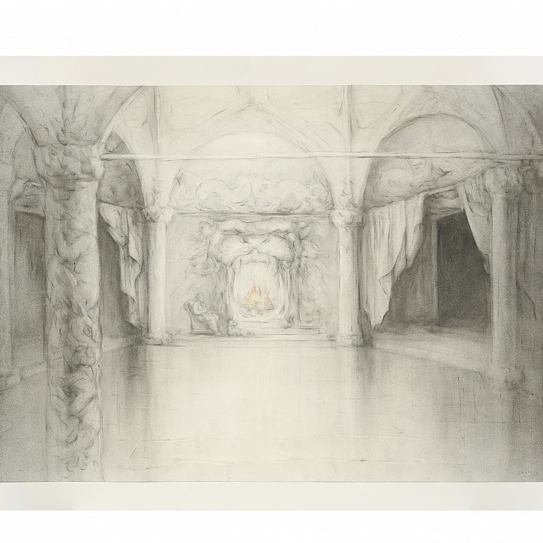 Joan Castejón (1945) “The eye of Odin, The great hall”, 2012