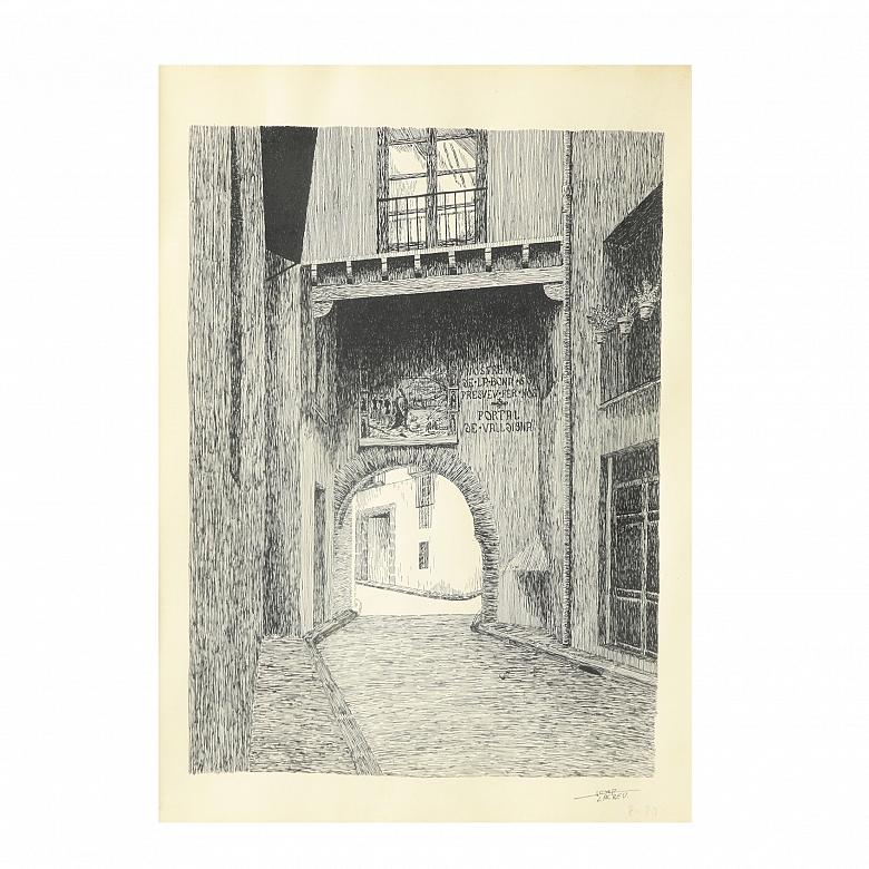Josep Lacreu (20th century) ‘Portal de Valldigna’