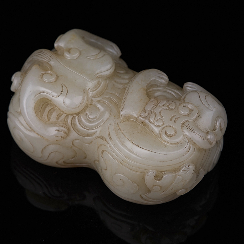 Sello de jade blanco de Hetian