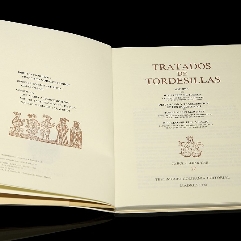Facsimile ‘Treaty of Tordesillas’, 1990 - 4