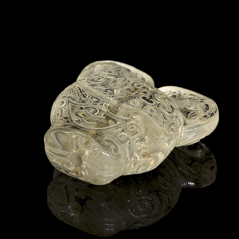 Colgante de cuarzo blanco 