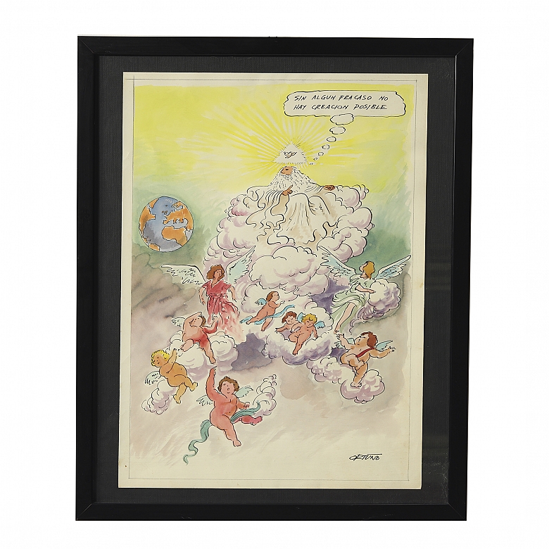 Alfonso Ortuño (1942) “Word of God” - 5