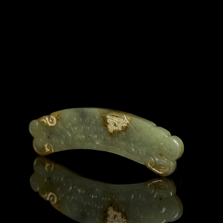 Placa de jade tallado