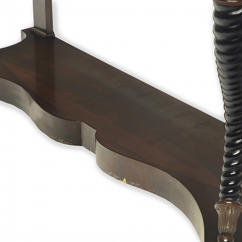 Carved wood console table, Empire style, 20th century - 6