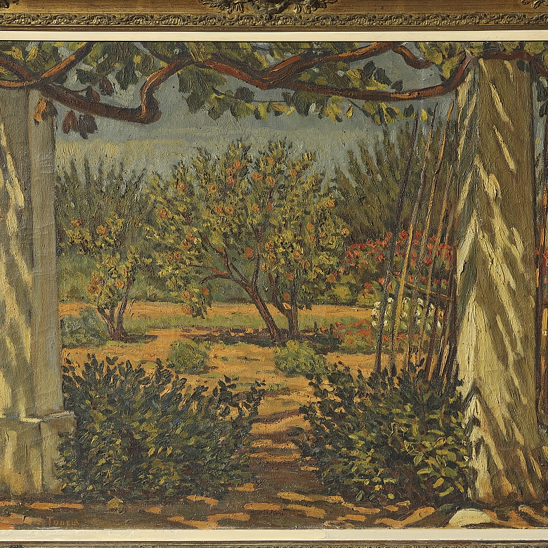 Joaquín Tudela y Perale (1892–1970) ‘Sunrise from the porch’