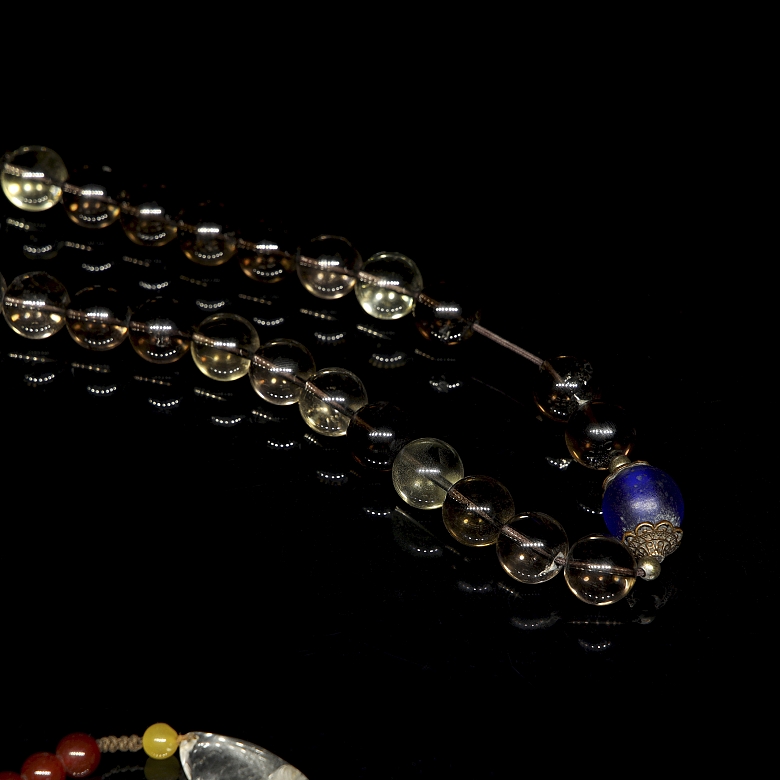 Chaozhu de cuentas de colores, dinastía Qing