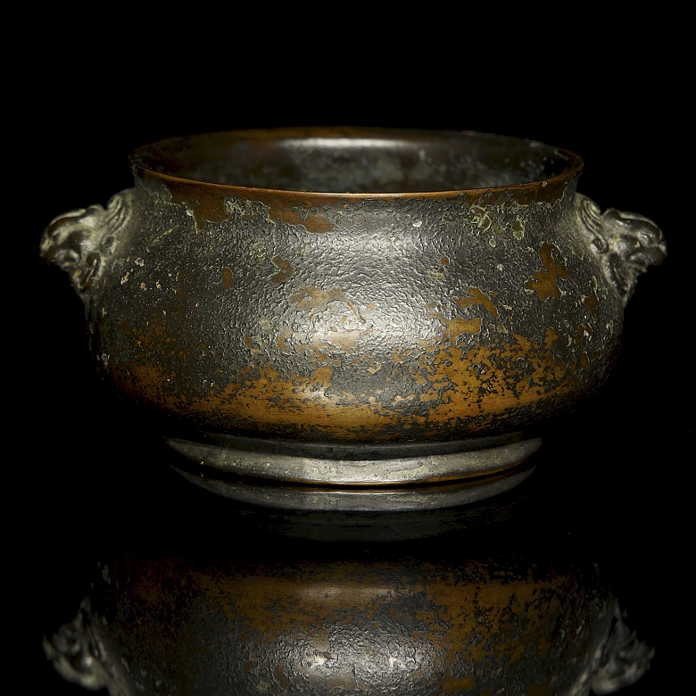 Incensario de bronce 