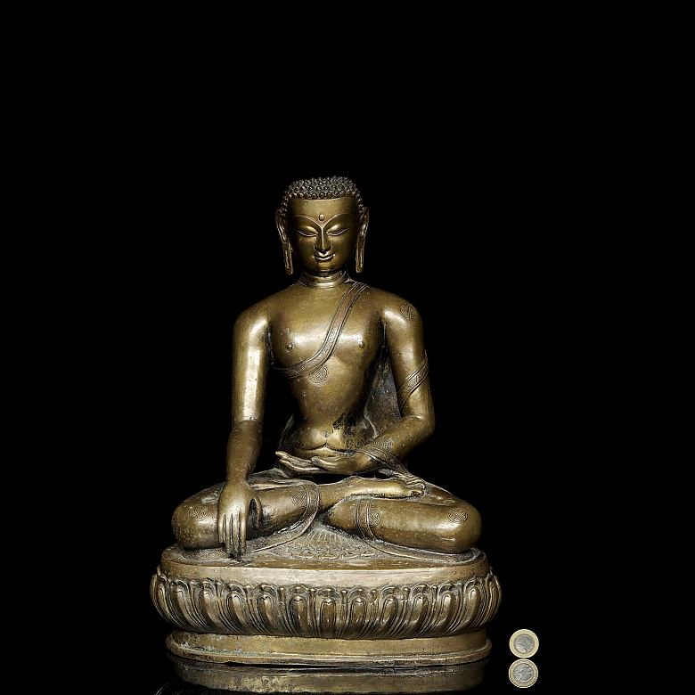 Figura de bronce