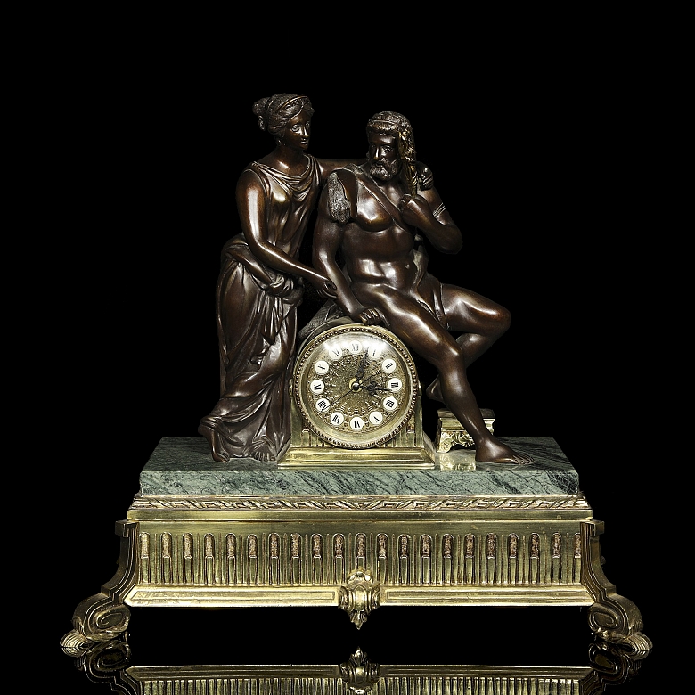 Reloj de mesa de estilo Imperio, s.XX