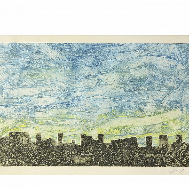 Eduardo Roca Salazar, ‘Choco’ (1949) ‘Urban Landscape’, 1988