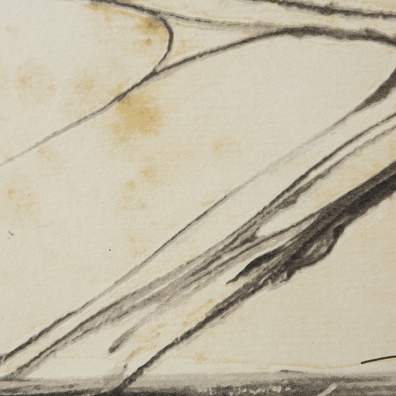 何塞·贝迪亚 José Bedia，《贪吃公牛的故事》，2005年