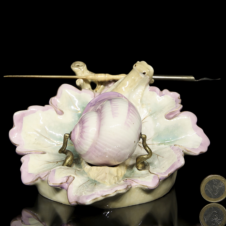 Scribe's Office ‘Snail on leaf’, 1810-1850 - 11