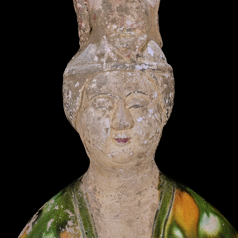Cerámica vidriada sancai 