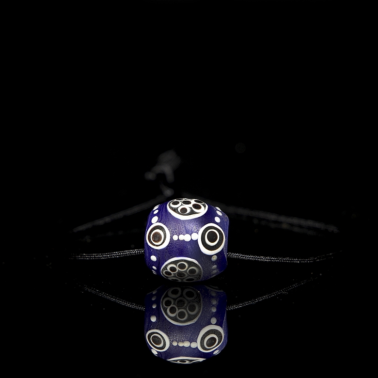 Enamel bead, Warring States period