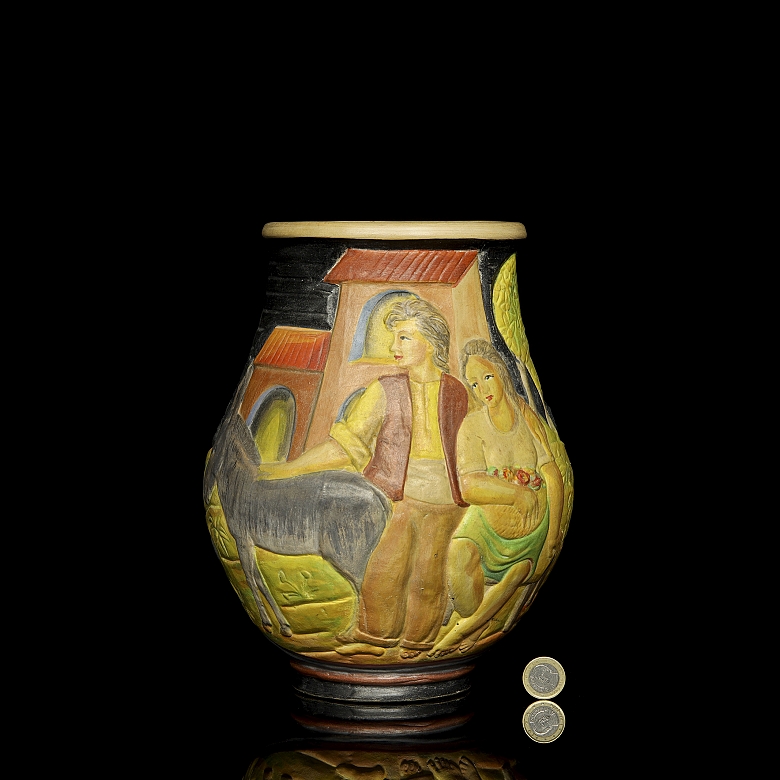 Jaume de Scals (1913–1978) “Vase of Lovers,” 1958