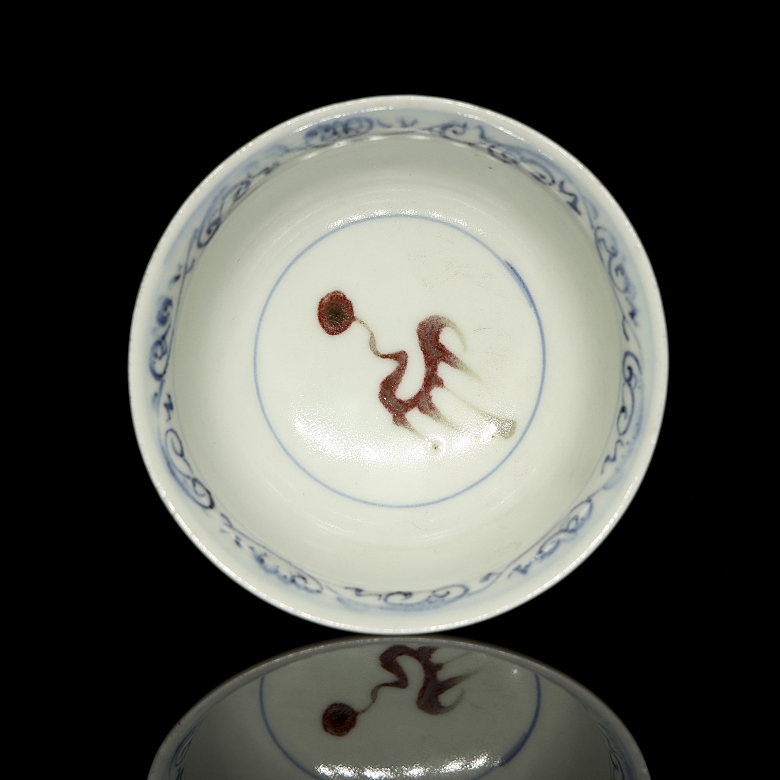 Copa de porcelana esmaltada 