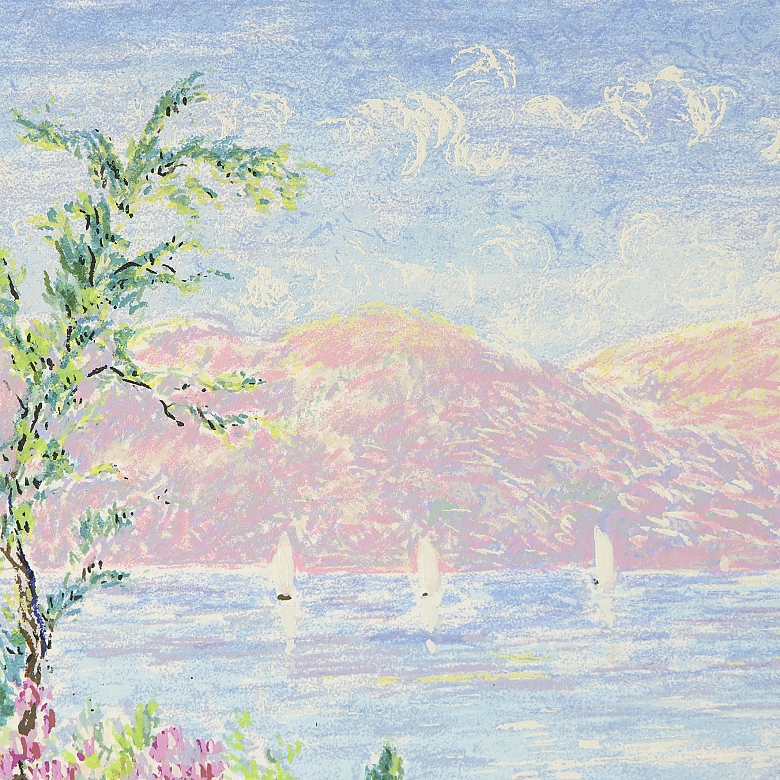 莱拉·毕沙罗 (1963)。 《法国南部》 Léila Pissarro