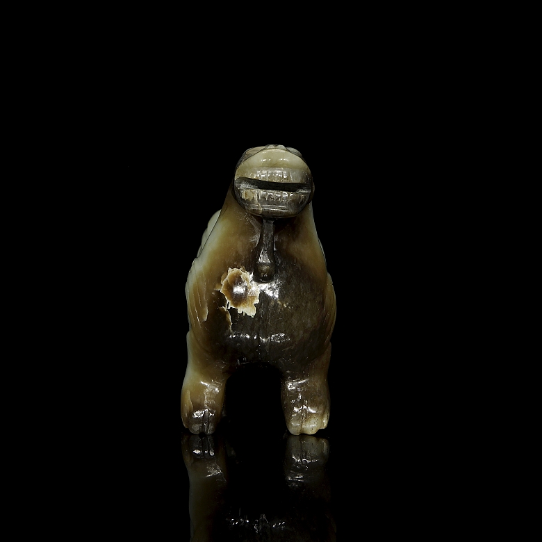 Figura de jade tallado 