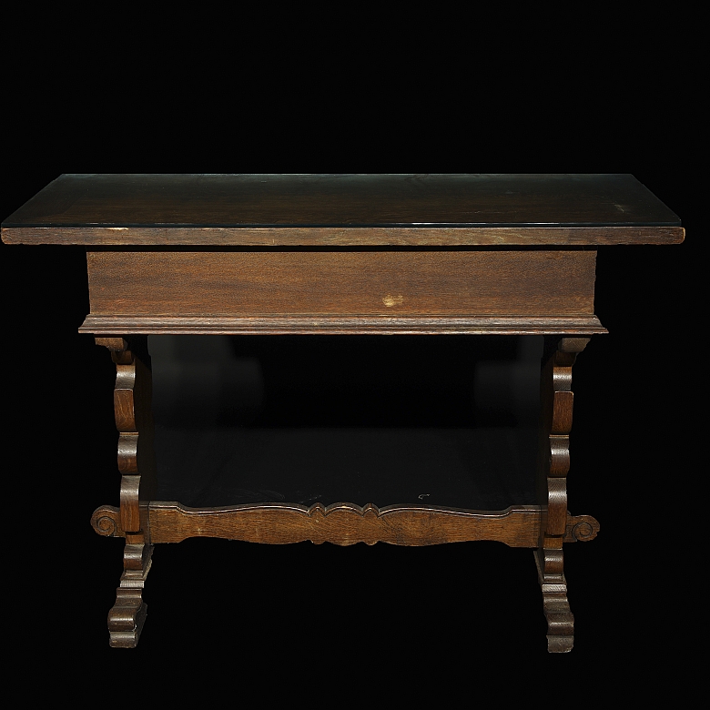 Wooden hall table, 20th century - 5