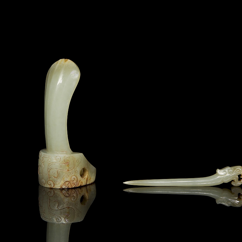 Fàguan de jade tallado