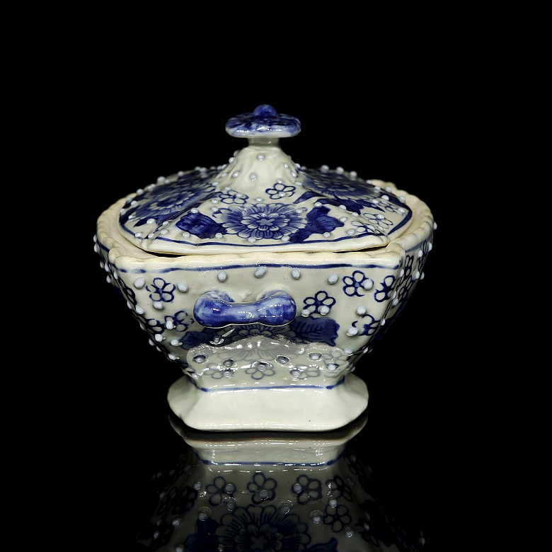 Recipiente de porcelana esmaltada