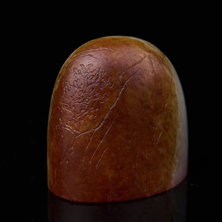 Sello de jade blanco de Hetian