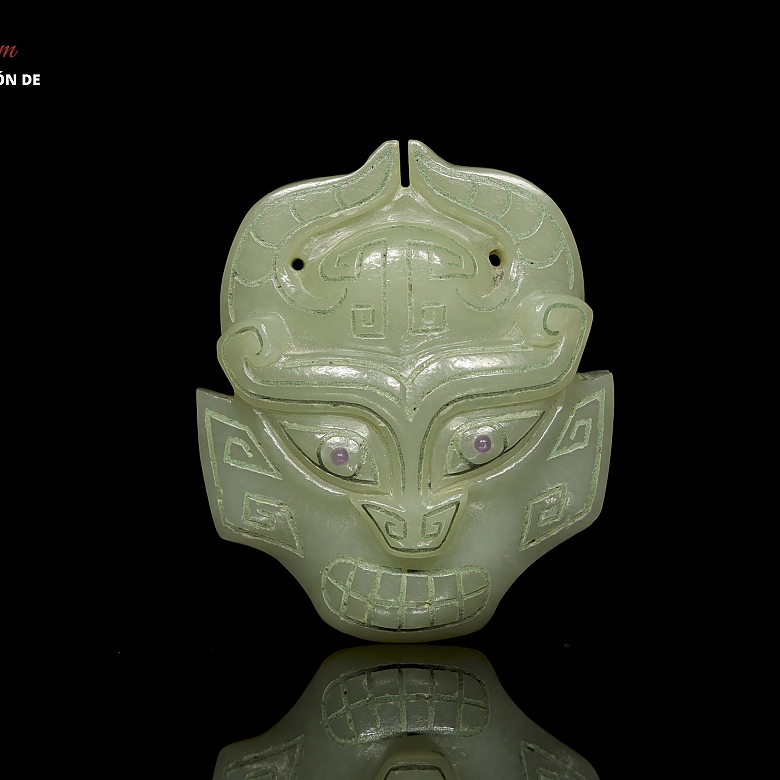 Colgante de jade con turquesa