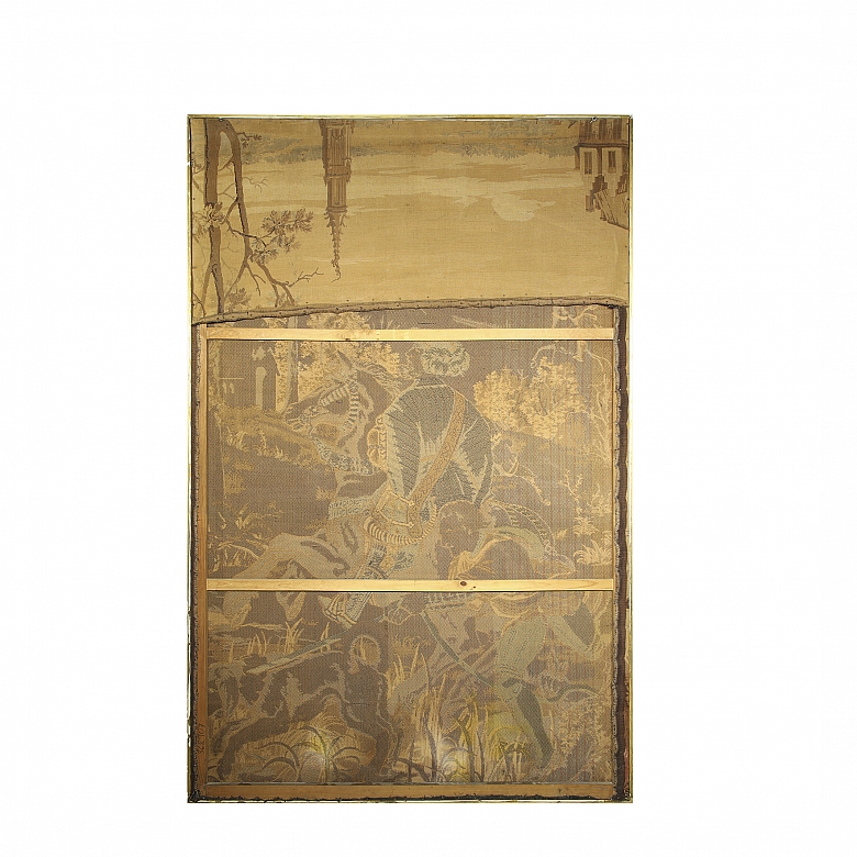 Large tapestry ‘Les Chasses de Maximilien’, 20th century