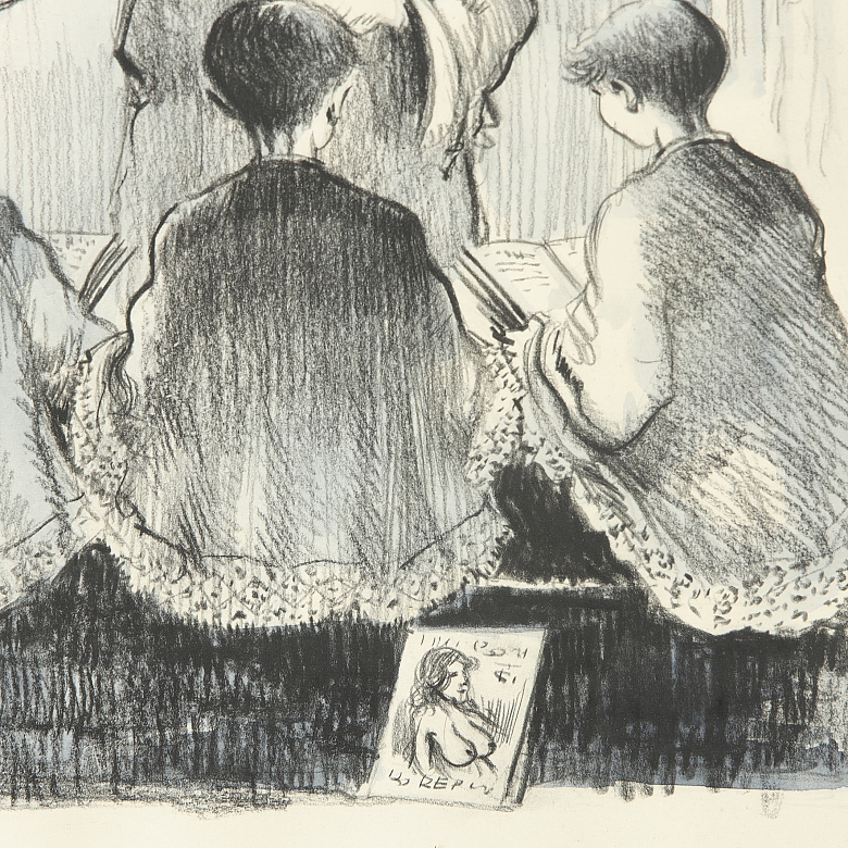 Rafael Garrich (1930–1994) ‘Catechism Lesson’, 20th century