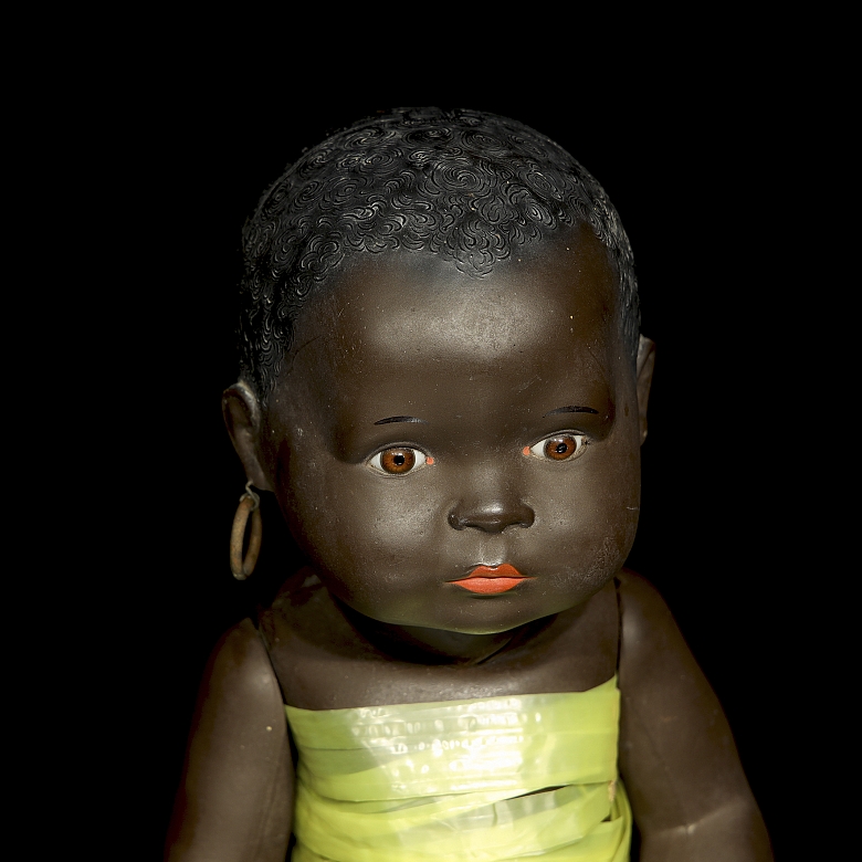 Muñeca de celuloide Schildkröt, Alemania, c. 1930-1940