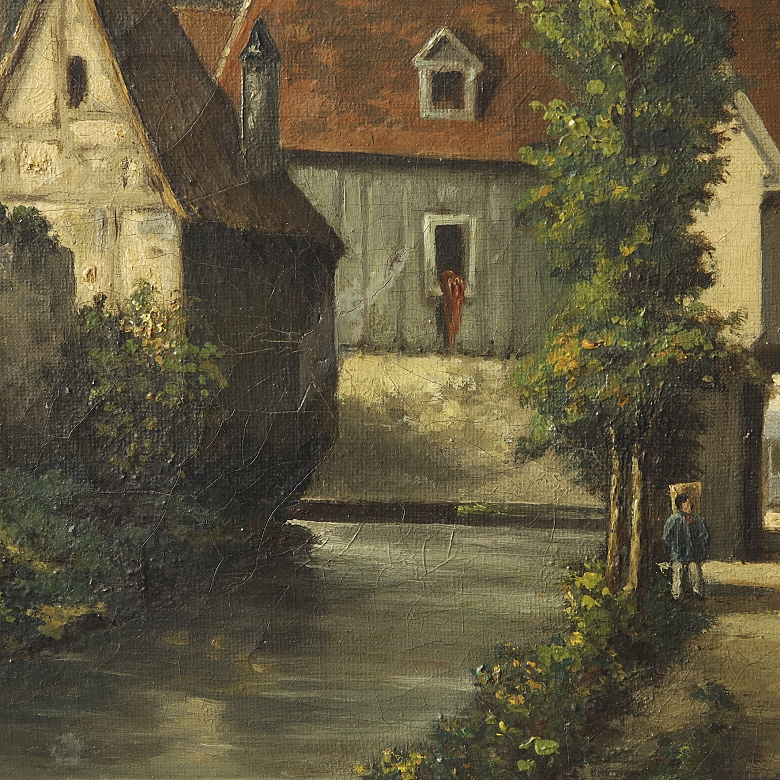 C. Bark (19th-20th century) ‘Village Corner’