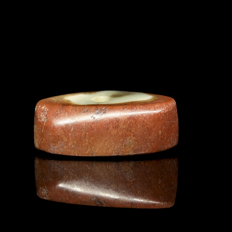 Colgante de jade tallado, cultura Hongshan