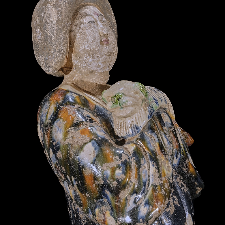 Cerámica vidriada sancai 