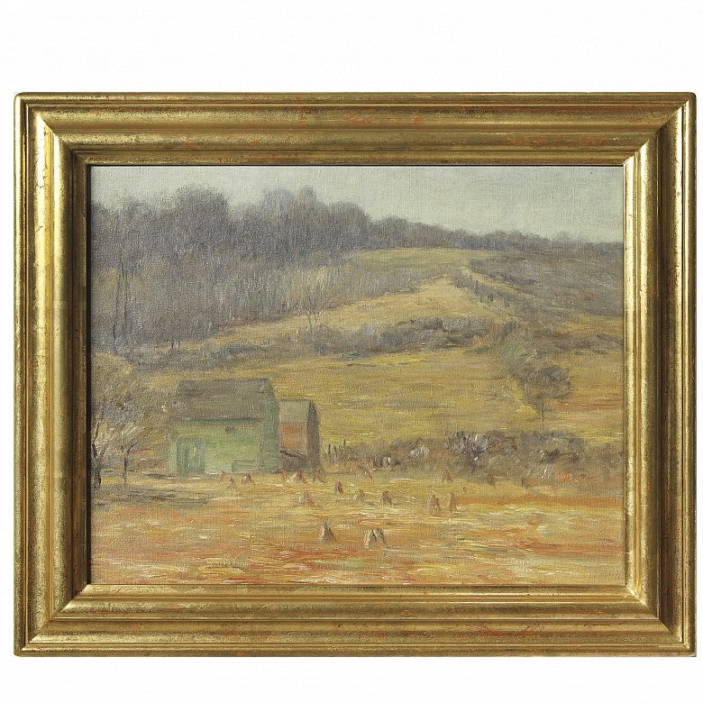Daniel Kotz (1848–1933) “Rural Landscape,” 19th–20th Century